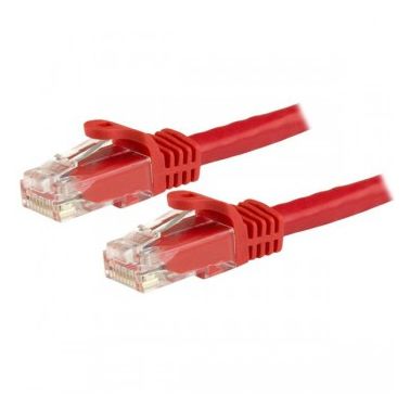 StarTech.com Cat6 Patch Cable with Snagless RJ45 Connectors - 15m, Red