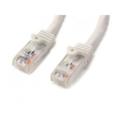 StarTech.com 15m White Gigabit Snagless RJ45 UTP Cat6 Patch Cable - 15 m Patch Cord