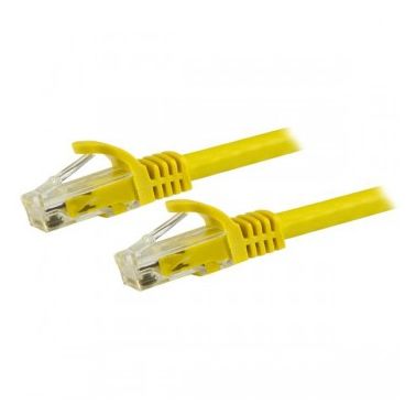 StarTech.com 15m Yellow Gigabit Snagless RJ45 UTP Cat6 Patch Cable - 15 m Patch Cord