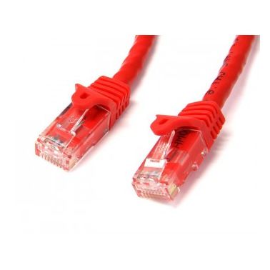 StarTech.com 5m Red Gigabit Snagless RJ45 UTP Cat6 Patch Cable - 5 m Patch Cord