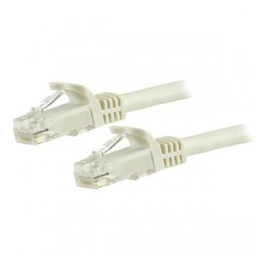 StarTech.com 7.5 m CAT6 Patch Cable - 100% Copper Wire - Snagless Connector - White