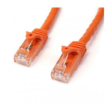 StarTech.com Cat6 patch cable with snagless RJ45 connectors �� 10 ft, orange