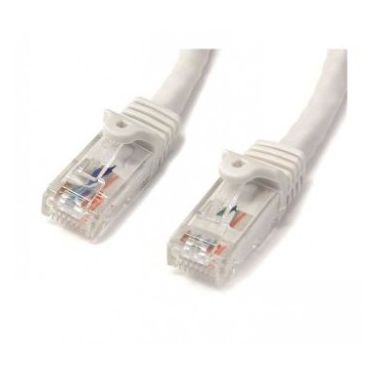 StarTech.com Cat6 patch cable with snagless RJ45 connectors �� 10 ft, white