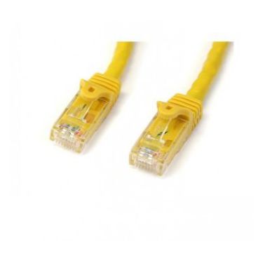 StarTech.com Cat6 patch cable with snagless RJ45 connectors �� 15 ft, yellow