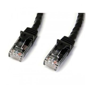 StarTech.com Cat6 patch cable with snagless RJ45 connectors �� 25 ft, black