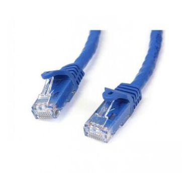 StarTech.com Cat6 patch cable with snagless RJ45 connectors �� 25 ft, blue