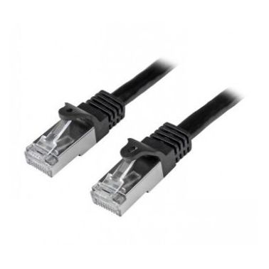 StarTech.com N6SPAT1MBK networking cable 1 m Cat6 SF/UTP (S-FTP) Black