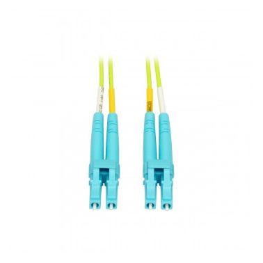 Tripp Lite LC to LC Multimode Duplex Fiber Optics Patch Cable, 1 Meter - 100Gb, 50/125, OM5, LC/LC, Lime Green