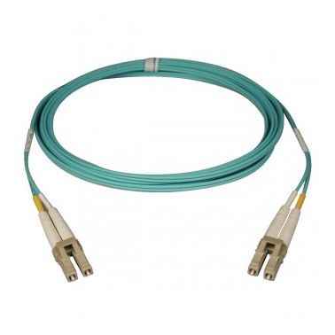 Tripp Lite 10Gb Duplex Multimode 50/125 OM3 LSZH Fiber Patch Cable (LC/LC) - Aqua, 5M