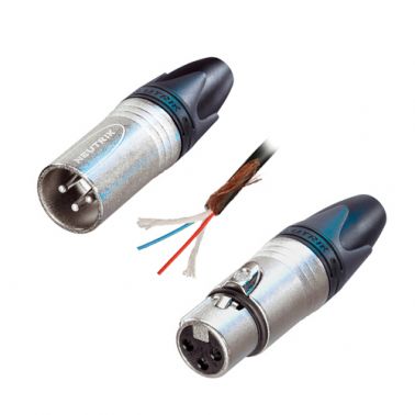 Cablenet 1m Neutrik XLR 3 Pole Male - Female