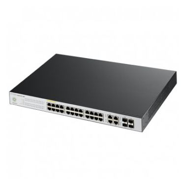 Zyxel NSW100-28P Managed L2 Gigabit Ethernet (10/100/1000) Black,Grey Power over Ethernet (PoE)