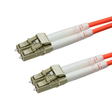 Cablenet 1m OM3 50/125 LC-LC Duplex Orange LSOH Fibre Patch Lead