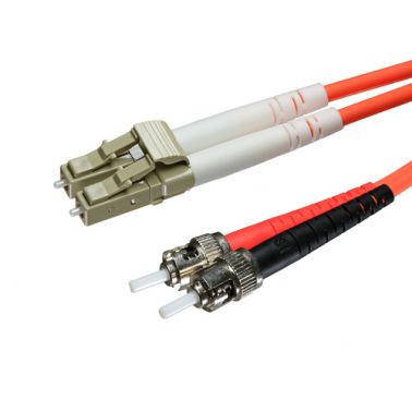 Cablenet 5m OM3 50/125 LC-ST Duplex Orange LSOH Fibre Patch Lead