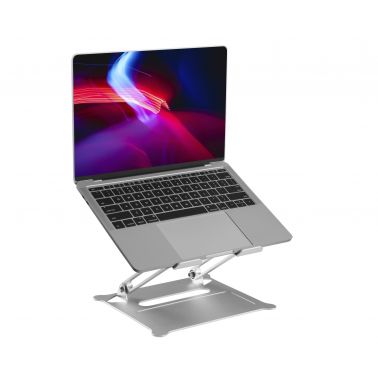 ProperAV Height Adjustable Aluminium Rising Laptop Stand or Tablet