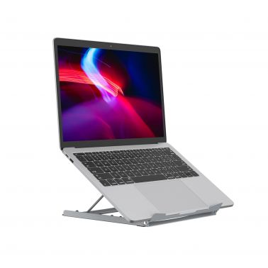 ProperAV Adjustable Steel Construction Laptop or Tablet Riser Stand