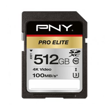 PNY PRO Elite memory card 512 GB SDXC Class 10 UHS-I