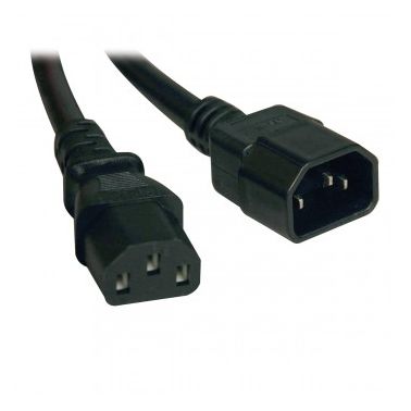 Tripp Lite Standard Computer Power Extension Cord Lead Cable, 10A, 18AWG (IEC-320-C14 to IEC-320-C13), 3.05 m (10-ft.)