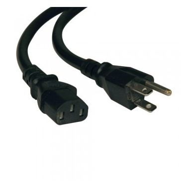 Tripp Lite Heavy-Duty Computer Power Cord Lead Cable, 15A, 14AWG (NEMA 5-15P to IEC-320-C13), 1.83 m (6-ft.)