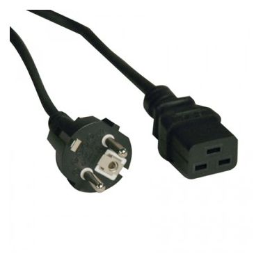 Tripp Lite 2-Prong European Power Cord, 16A (IEC-320-C19 to SCHUKO CEE 7/7), 8-ft.