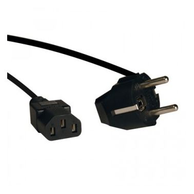 Tripp Lite 2-Prong European Computer Power Cord, 10A (IEC-320-C13 to SCHUKO CEE 7/7), 6-ft.