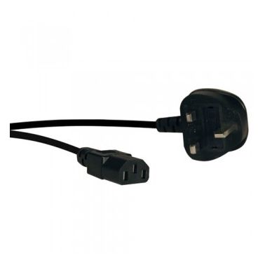 Tripp Lite Standard UK Computer Power Cord Lead Cable, 10A (IEC-320-C13 to BS-1363 UK Plug), 1.83 m (6-ft.)