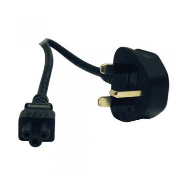 Tripp Lite Standard UK Computer Power Cord (C5 to BS-1363 UK Plug), 6-ft.