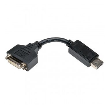 Tripp Lite DisplayPort to DVI Cable Adapter, Converter for DP-M to DVI-I-F