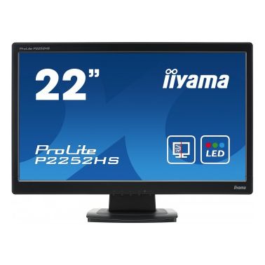 iiyama ProLite P2252HS-B1 computer monitor 54.6 cm (21.5") 1920 x 1080 pixels Full HD LED Black