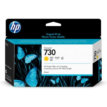 HP P2V64A/730 Ink cartridge yellow 130ml for HP DesignJet T 1600/1700/940