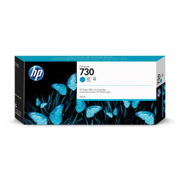 HP P2V68A/730 Ink cartridge cyan 300ml for HP DesignJet T 1600/1700/940