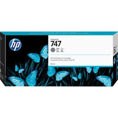 HP P2V86A/747 Ink cartridge gray 300ml for HP DesignJet Z 9+