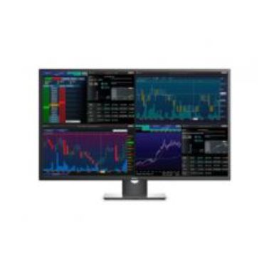 DELL P4317Q LED display 42.51" 3840 x 2160 pixels 4K Ultra HD LCD Black, Gray, Silver