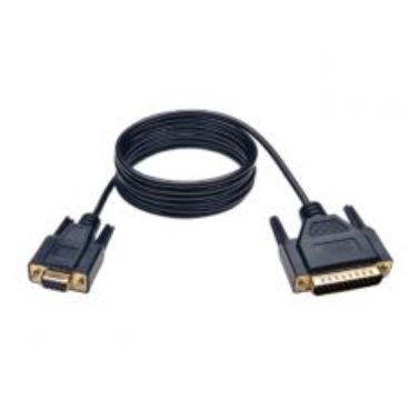 Tripp Lite Null Modem Serial DB9 Serial Cable (DB9 to DB25 F/M), 1.83 m