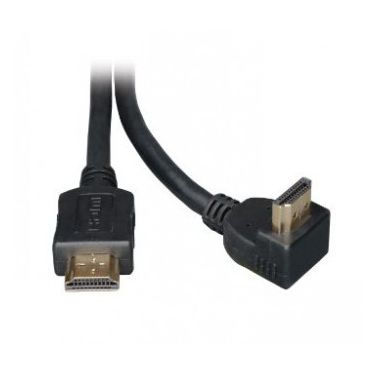 Tripp Lite High Speed HDMI Cable with 1 Right Angle Connector, Ultra HD 4K x 2K, Digital Video with Audio (M/M), 1.83 m