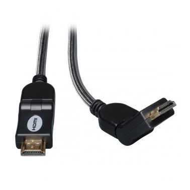 Tripp Lite High Speed HDMI Cable with Swivel Connectors, Ultra HD 4K x 2K, Digital Video with Audio (M/M), 3.05 m