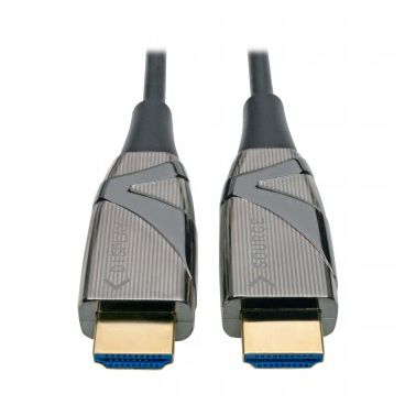 Tripp Lite High-Speed HDMI 2.0 Fiber Active Optical Cable (AOC) - 4K x 2K HDR  60 Hz, 4:4:4, M/M, Black, 5 m