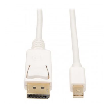 Tripp Lite Mini DisplayPort to DisplayPort 4K  30 Hz Adapter, DisplayPort 1.2, mDP to DP Cable (M/M), 3.05 m