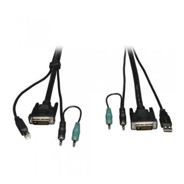 Tripp Lite DVI / USB / Audio KVM Cable Kit, 1.83 m (6-ft.)