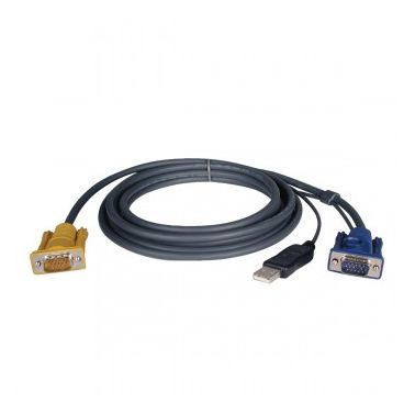 Tripp Lite USB (2-in-1) Cable Kit for NetDirector KVM Switch B020-Series and KVM B022-Series, 3.05 m