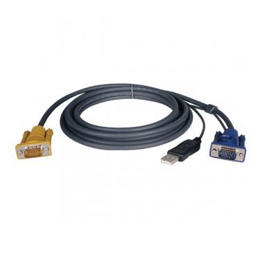 Tripp Lite USB (2-in-1) Cable Kit for NetDirector KVM Switch B020-Series and KVM B022-Series, 5.79 m (19-ft.)