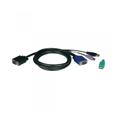 Tripp Lite USB/PS2 Combo Cable Kit for NetController KVM Switches B040-Series and B042-Series, 6-ft.