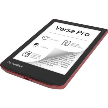 PocketBook Verse Pro e-book reader Touchscreen 16 GB Wi-Fi Black, Red