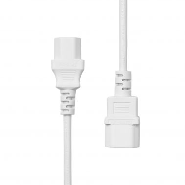 ProXtend C13 to C14 Power Extension Cable, White 3m