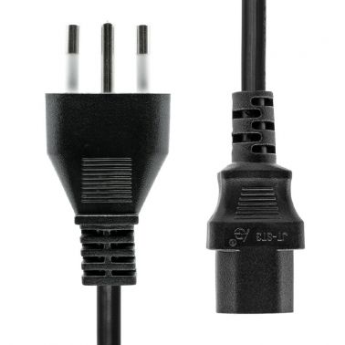 ProXtend Type L (Italy) to C13 Power Cord Black 5m