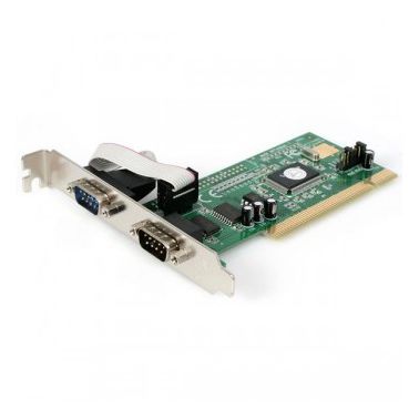 StarTech.com 2 Port PCI RS232 Serial Adapter Card with 16550 UART