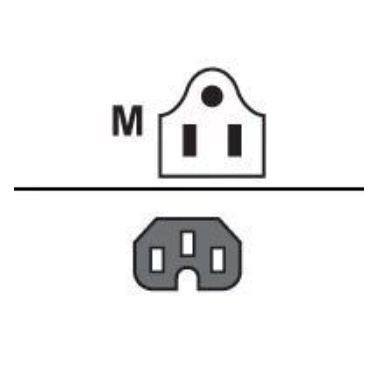 Ruckus - Power cable - NEMA 5-15 (M) to IEC 60320 C15 - AC 125 V - 13 A - 6 ft - United States