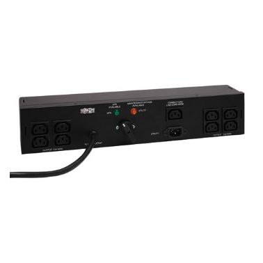 Tripp Lite 2-2.4kW Single-Phase Hot-Swap PDU, 200-240V 10A Outlets (8-C13), 2-C14, 200-240V Input, 1.83 m (6-ft.) Cords 2U Rack-Mount