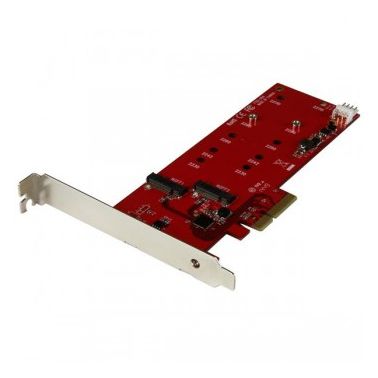 StarTech.com 2x M.2 SATA SSD Controller Card - PCIe