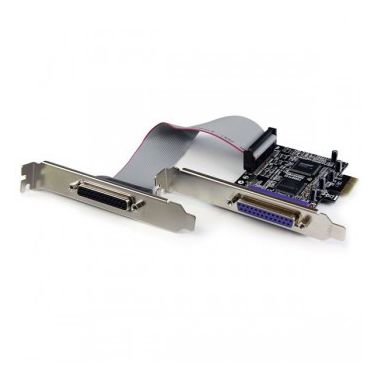 StarTech.com 2 Port PCI Express / PCI-e Parallel Adapter Card �� IEEE 1284 with Low Profile Bracket