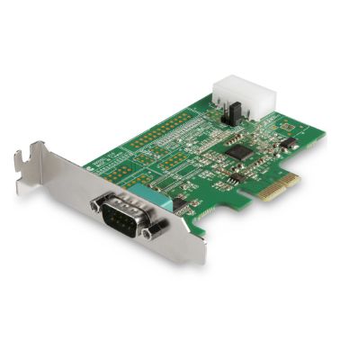 StarTech.com 4-Port PCI Express RS232 Serial Adapter Card - 16950 UART - 256-byte FIFO Cache - ASIX AX99100 - Full Profile Bracket - Replacement for PEX4S952 (PEX4S953)